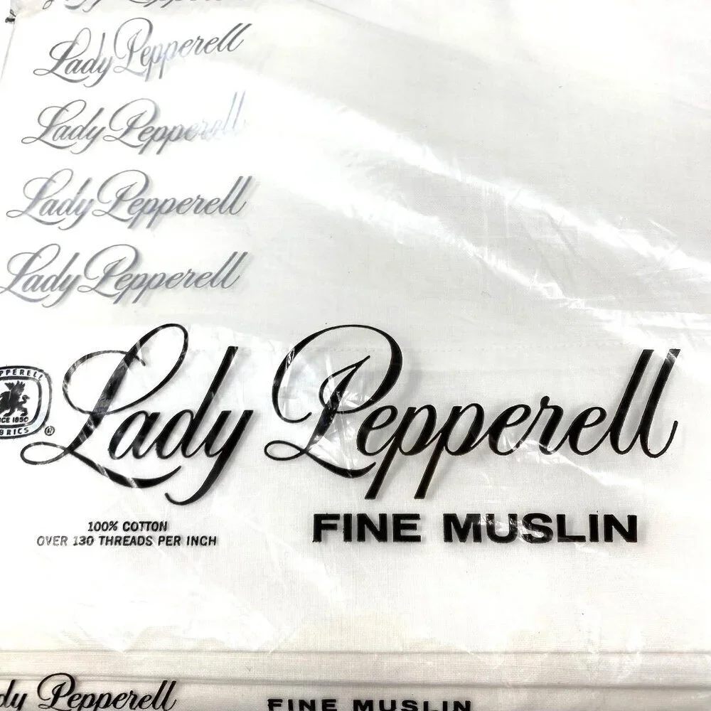 Vintage Lady Pepperell One Sheet Double Bed 81